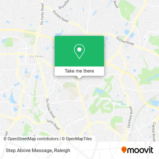 Mapa de Step Above Massage