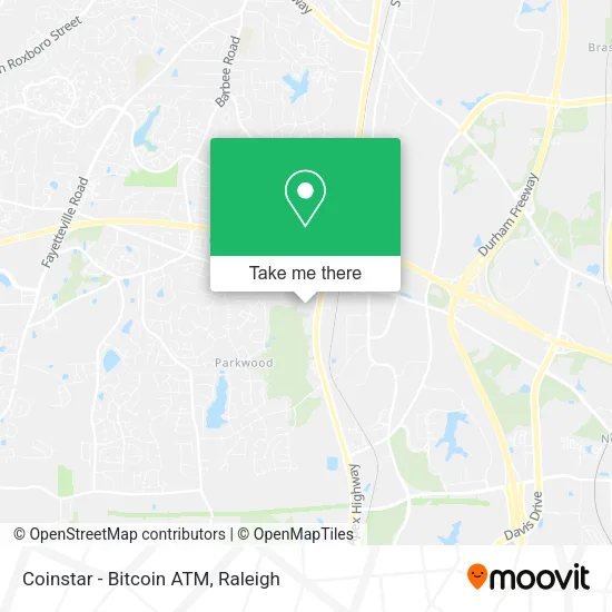 Mapa de Coinstar - Bitcoin ATM