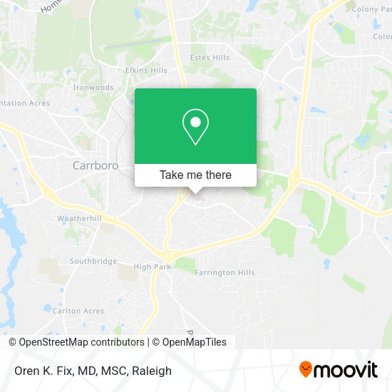 Oren K. Fix, MD, MSC map