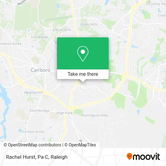 Mapa de Rachel Hurst, Pa-C