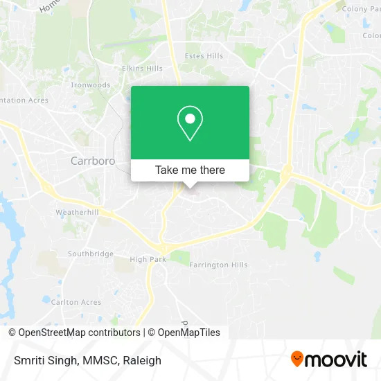 Mapa de Smriti Singh, MMSC