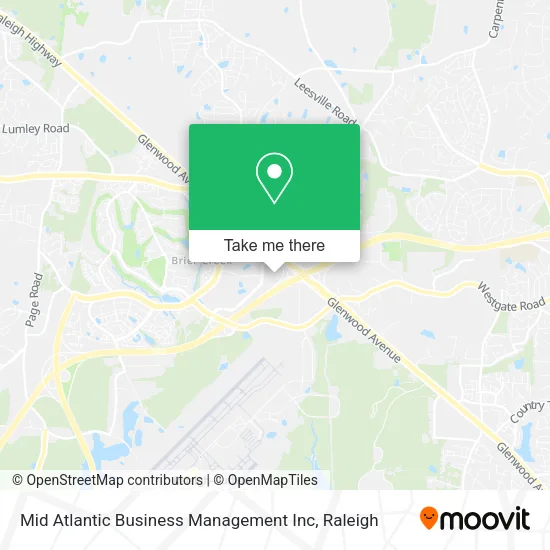 Mid Atlantic Business Management Inc map