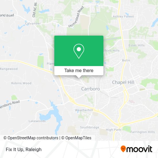 Fix It Up map