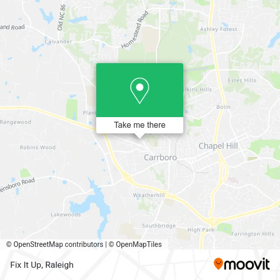 Mapa de Fix It Up