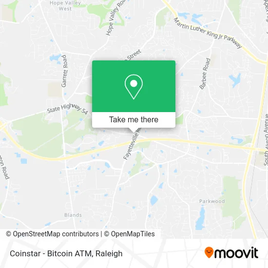 Coinstar - Bitcoin ATM map