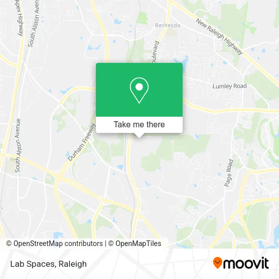Mapa de Lab Spaces