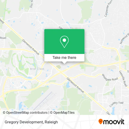 Mapa de Gregory Development
