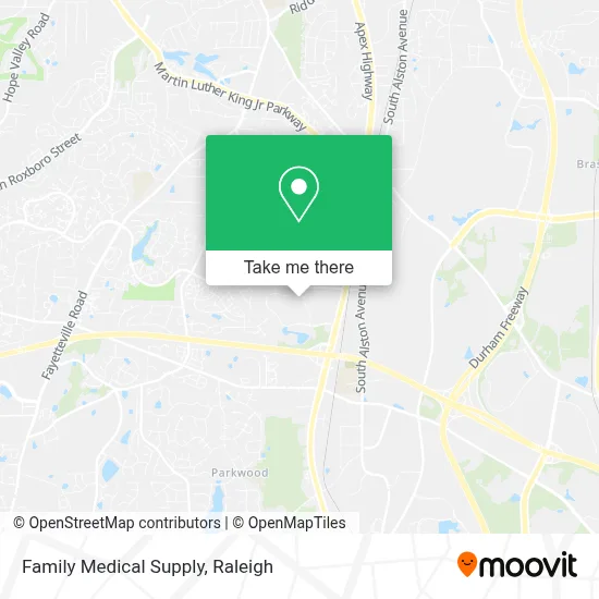 Family Medical Supply map