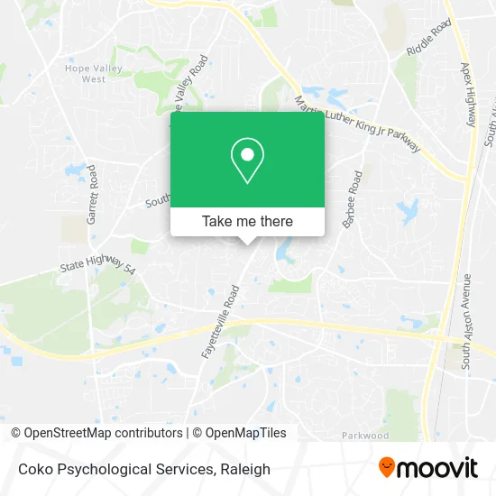 Coko Psychological Services map