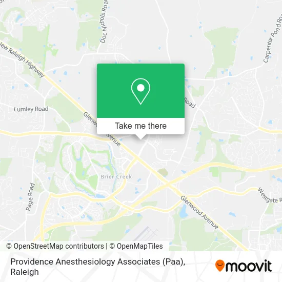Providence Anesthesiology Associates (Paa) map