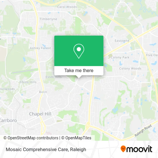Mosaic Comprehensive Care map