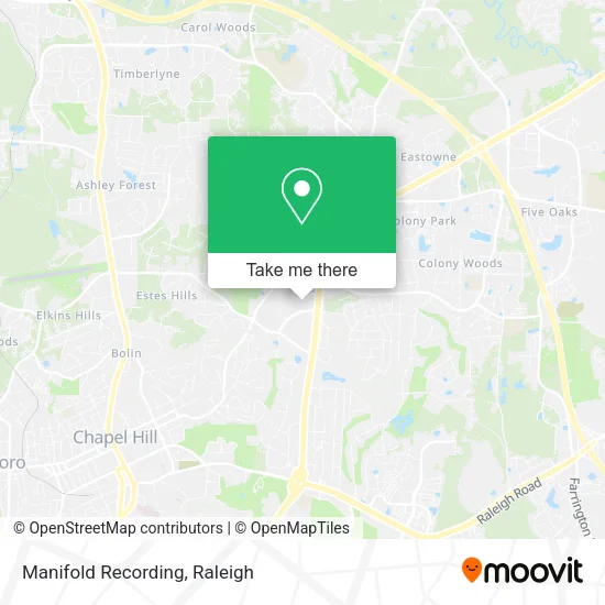 Mapa de Manifold Recording