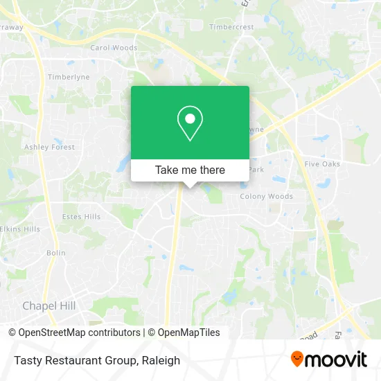 Tasty Restaurant Group map