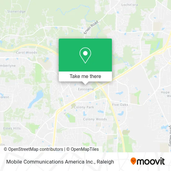 Mobile Communications America Inc. map