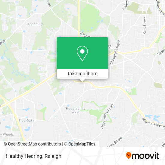 Healthy Hearing map