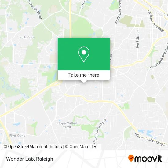 Wonder Lab map
