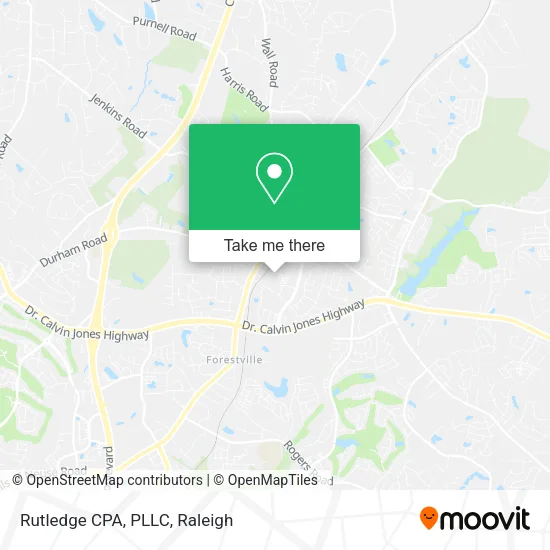 Rutledge CPA, PLLC map