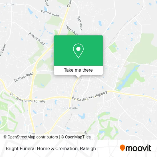 Bright Funeral Home & Cremation map