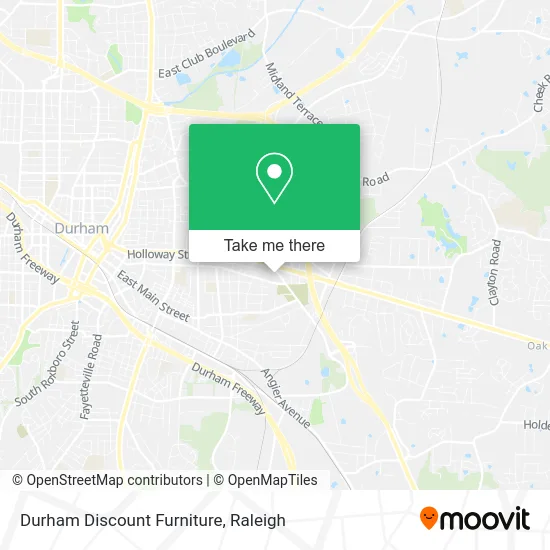 Durham Discount Furniture map