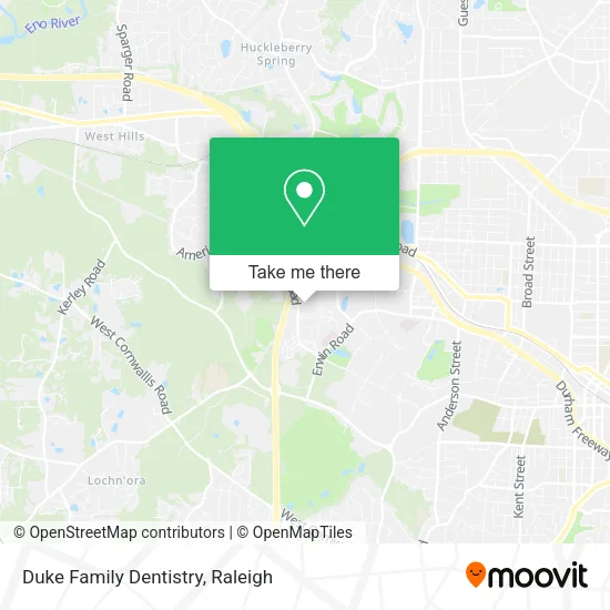 Duke Family Dentistry map