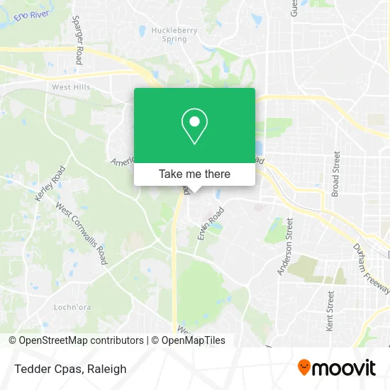 Tedder Cpas map