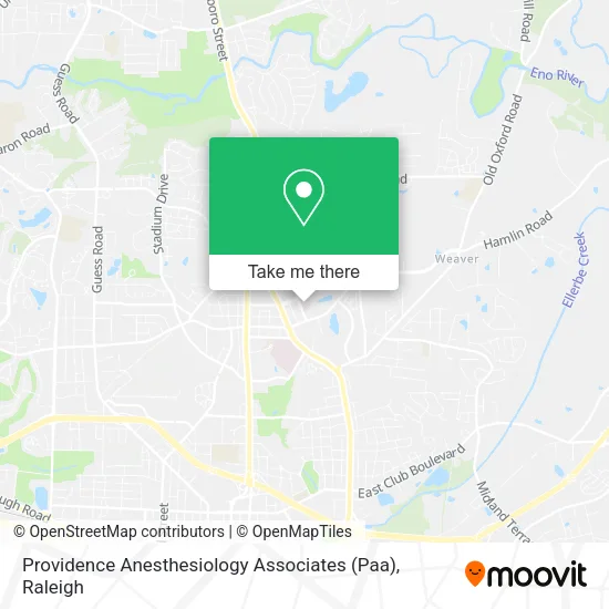 Mapa de Providence Anesthesiology Associates (Paa)