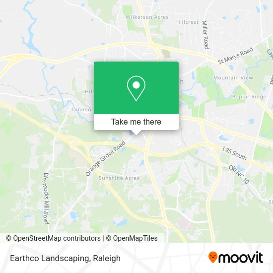 Earthco Landscaping map
