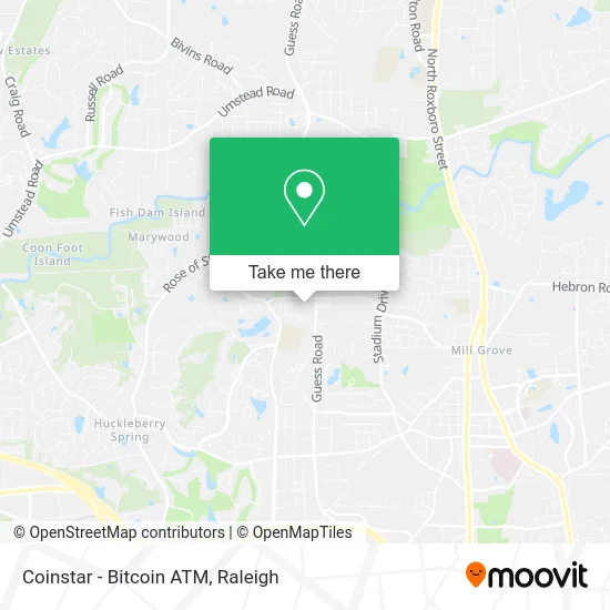 Coinstar - Bitcoin ATM map