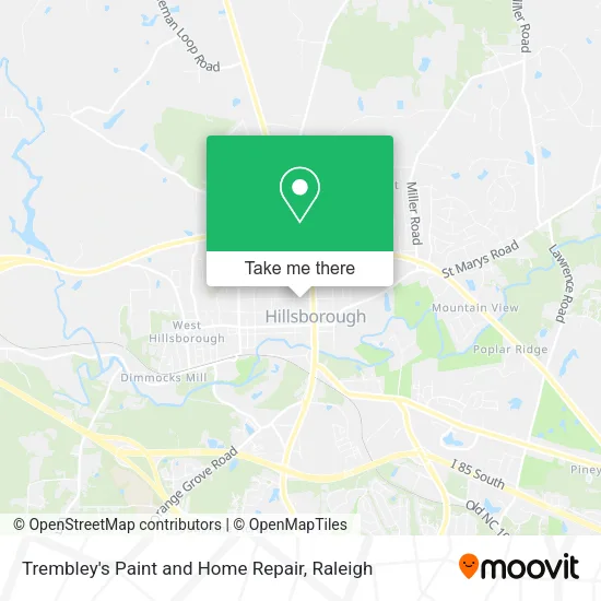Mapa de Trembley's Paint and Home Repair