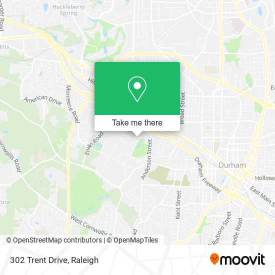 Mapa de 302 Trent Drive