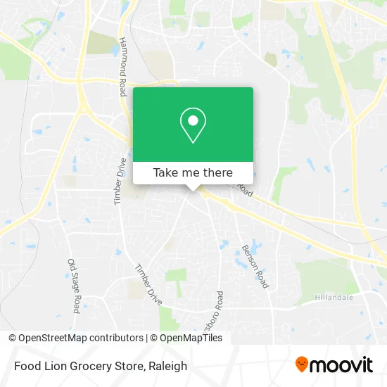 Food Lion Grocery Store map
