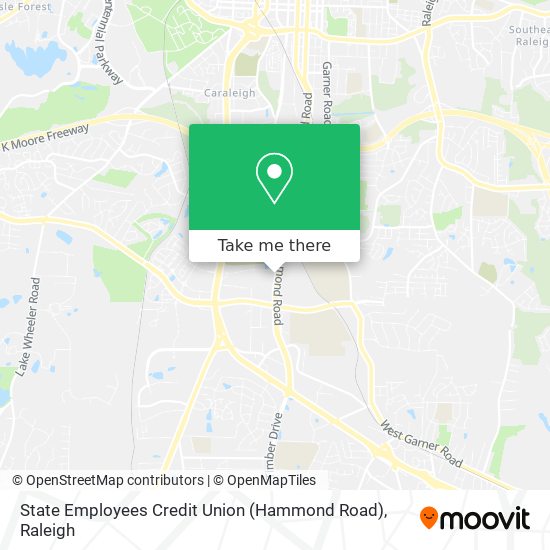 Mapa de State Employees Credit Union (Hammond Road)