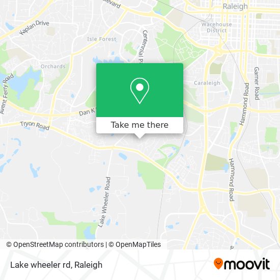 Mapa de Lake wheeler rd