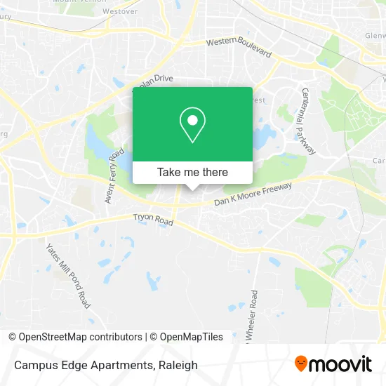 Campus Edge Apartments map