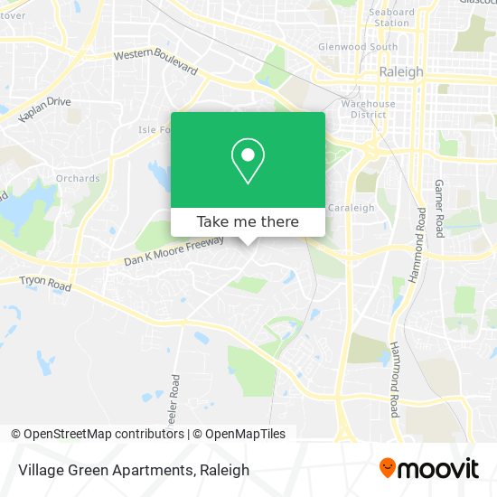 Mapa de Village Green Apartments