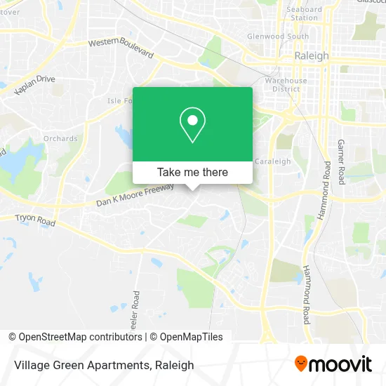 Village Green Apartments map