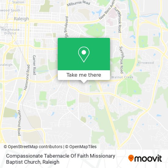 Compassionate Tabernacle Of Faith Missionary Baptist Church map