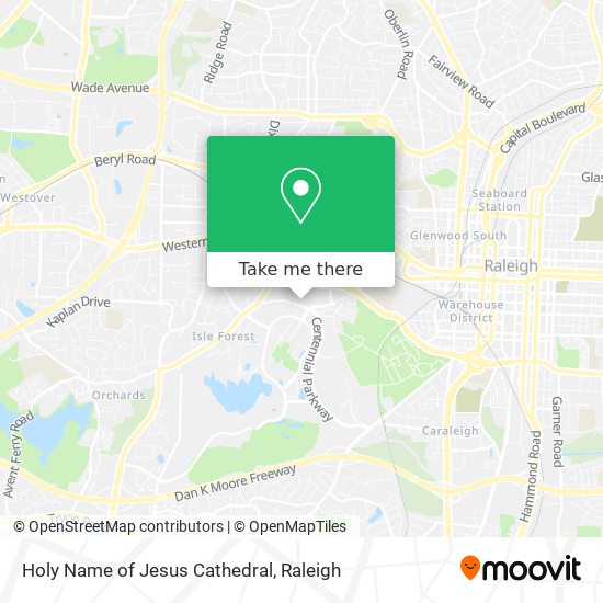 Mapa de Holy Name of Jesus Cathedral