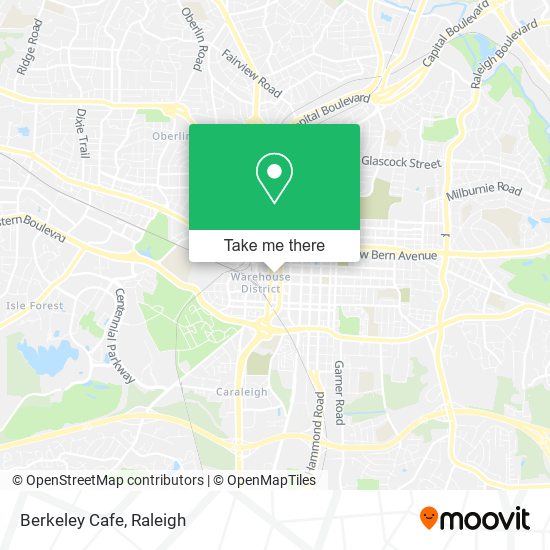 Mapa de Berkeley Cafe