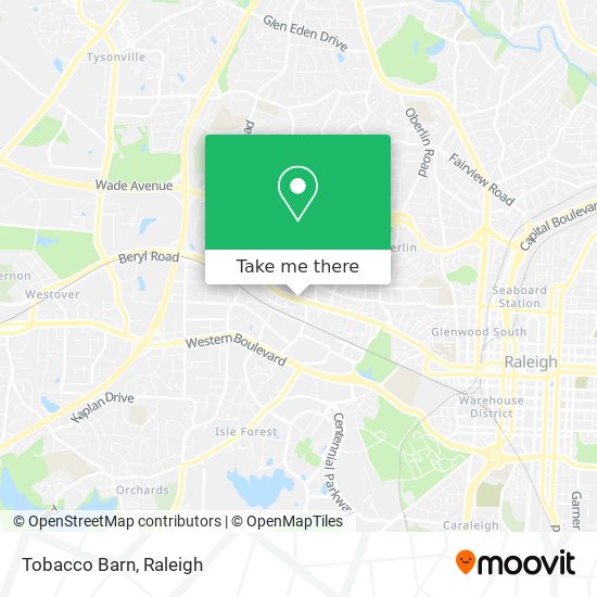 Mapa de Tobacco Barn
