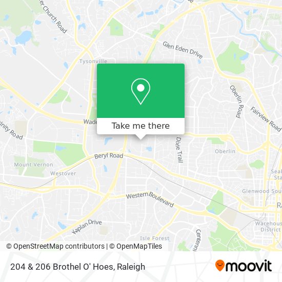Mapa de 204 & 206 Brothel O' Hoes
