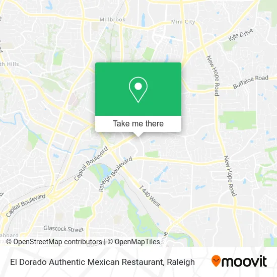 El Dorado Authentic Mexican Restaurant map