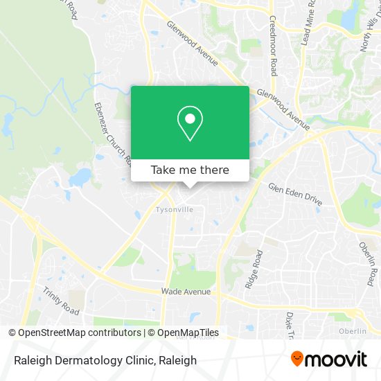 Mapa de Raleigh Dermatology Clinic
