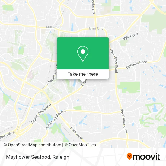 Mayflower Seafood map