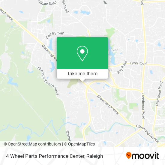 4 Wheel Parts Performance Center map