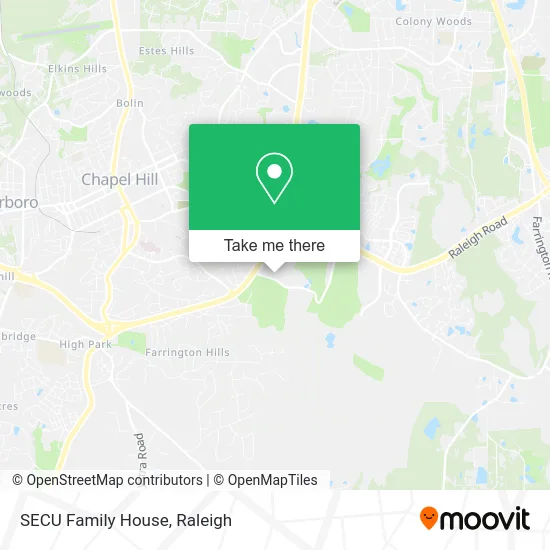 SECU Family House map