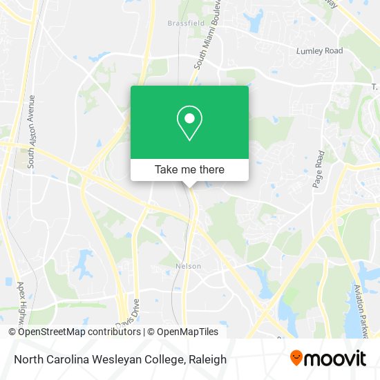 North Carolina Wesleyan College map