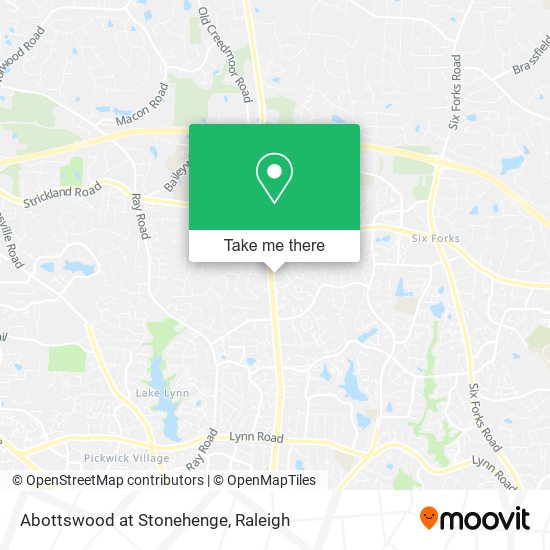 Abottswood at Stonehenge map