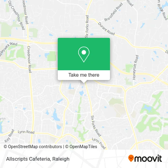 Allscripts Cafeteria map