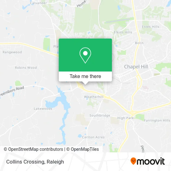 Mapa de Collins Crossing